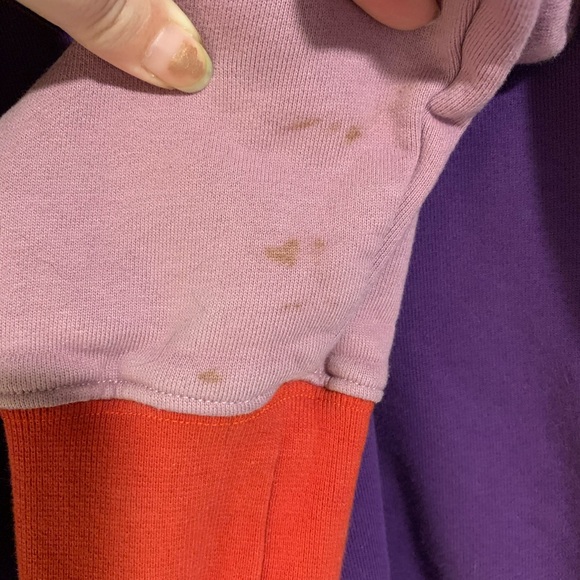 Teddy Fresh Mens hoodie size Large colorblock heavyweight - Picture 9 of 10